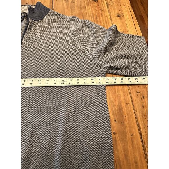 Brooks Brothers Cashmere Blend Quarter 1/4 Zip Pullover Sweater Size XXL - Picture 7 of 12